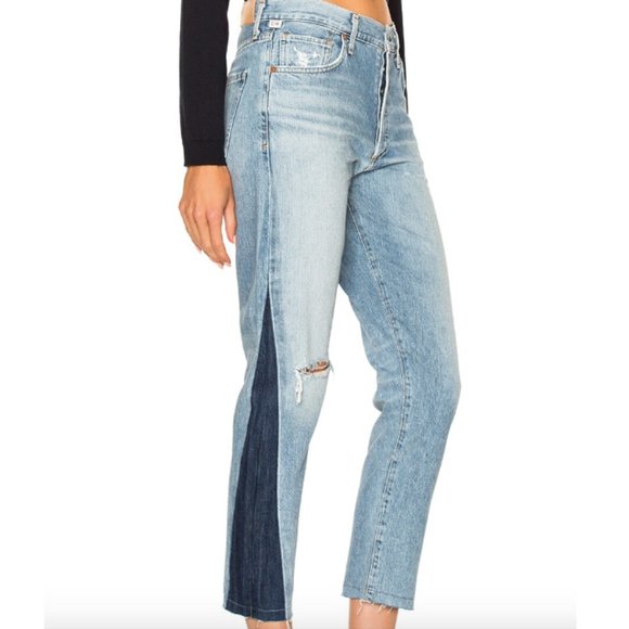 Citizens of Humanity Liya High Rise Classic Fit Crop Premium Vintage - Picture 2 of 10